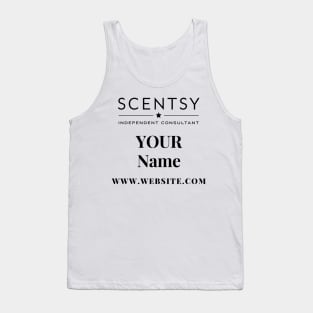 scentsy independent consultant gift ideas with custom name and website Tank Top